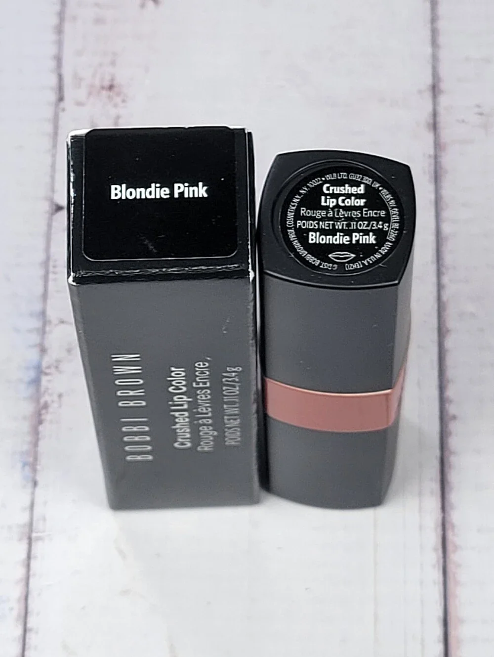 Bobbi Brown Crushed Lip Color Moisturizing Lipstick in Blondie Pink BNIB
